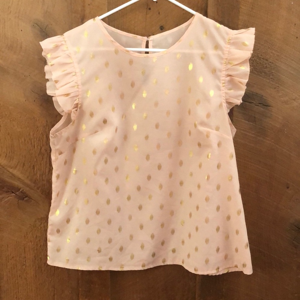 Women’s sheer pink top